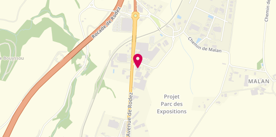 Plan de First Stop, 336 avenue de Rodez, 12450 Luc-la-Primaube