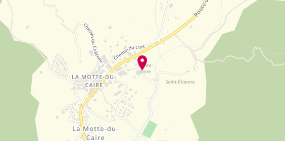 Plan de Pbm, Chemin de Sainte Anne, 04250 La Motte-du-Caire