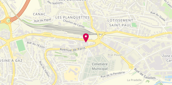 Plan de Garage Oliveira, 77 avenue de Paris, 12000 Rodez