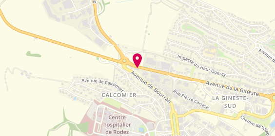 Plan de Eche Remorques, 115 avenue de la Gineste, 12000 Rodez