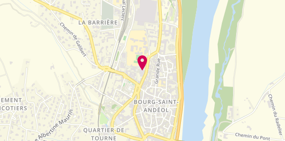 Plan de Eurotyre, Avenue Notre Dame 13, 07700 Bourg-Saint-Andéol