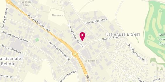 Plan de Cetifa Boutonnet et Fils, Zone Artisanale Bel Air
12 Rue de la Sauvegarde, 12000 Rodez