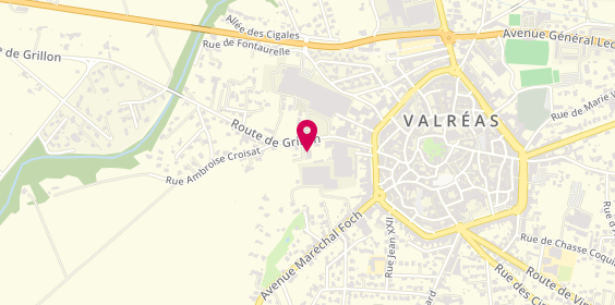 Plan de Garage Pied Vaurias, 13 Route de Grillon (Ancienne), 84600 Valréas
