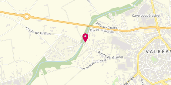 Plan de Franck Jaspart SARL, 29 Route Grillon, 84600 Valréas