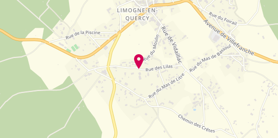 Plan de Garage Antique Limogne en Quercy, 26 Rue des Lilas, 46260 Limogne-en-Quercy