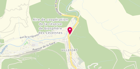 Plan de Garage Romme Cyril, 12 Route de Mende, 48800 Villefort