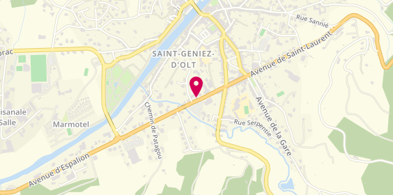Plan de Direct Occasions & Location, 164 Avenue Espalion
Chp de la Place, 12130 Saint-Geniez-d'Olt-et-d'Aubrac