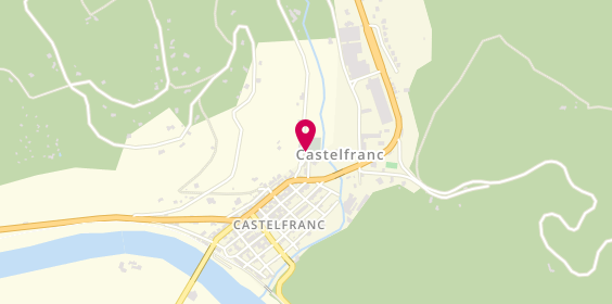 Plan de Garage Conte, 2 avenue de la Tourasse, 46140 Castelfranc