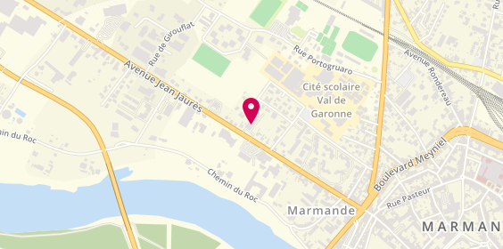 Plan de Garage Raymond, 52 avenue Jean Jaurès, 47200 Marmande