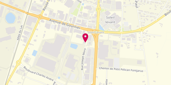 Plan de Norauto France, Zone Industrielle Sud, Parking Conforama avenue de Gournier, 26200 Montélimar