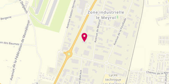 Plan de Euromaster, avenue du Meyrol Zone Industrielle Du, 26200 Montélimar