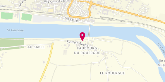 Plan de La Carrosserie du Rouergue, 14 Route d'Auros, 33190 La Réole