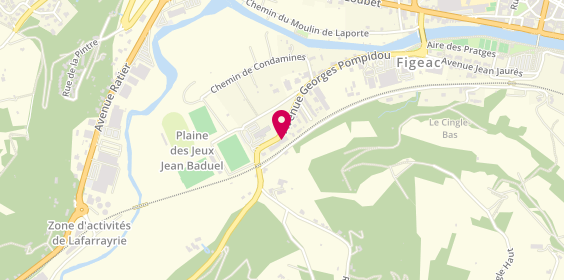 Plan de Profil Plus Figeac, 53 avenue Président Georges Pompidou, 46100 Figeac