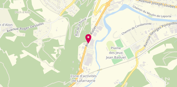 Plan de Automobile Services 46, Route de Cahors Lieu-Dit 
Saint-Georges, 46100 Figeac
