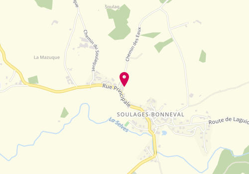 Plan de Garage Prunieres Bories, Le Bourg, 12210 Soulages-Bonneval