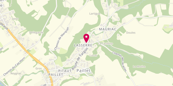 Plan de DOUHET Ludovic, 44 Ter Route de Lasserre, 33550 Paillet