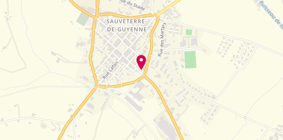 Plan de Garage Lavergne & Fils, 19 Rue Saint-Romain, 33540 Sauveterre-de-Guyenne