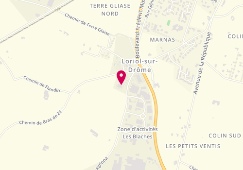 Plan de Dacia, Zone Artisanale Blaches, 26270 Loriol-sur-Drôme