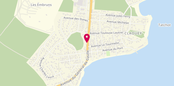 Plan de Serge Heitz Automobile Consulting, 13 Bis avenue du Général de Gaulle, 33950 Lège-Cap-Ferret