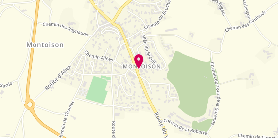 Plan de Garage Dumond Montoison, 5 Route de Crest, 26800 Montoison