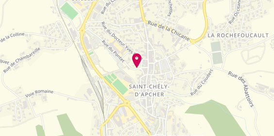 Plan de TUFFERY Samuel, 12 Rue Pontet, 48200 Saint-Chély-d'Apcher