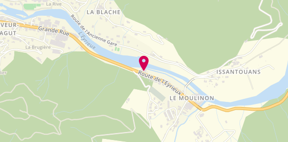 Plan de Le Moulinon Auto, 105 Route Eyrieux, 07190 Saint-Sauveur-de-Montagut