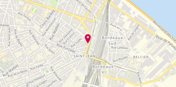 Plan de Agent Renault Carriere Jp, 37 Rue Charles Domercq, 33800 Bordeaux