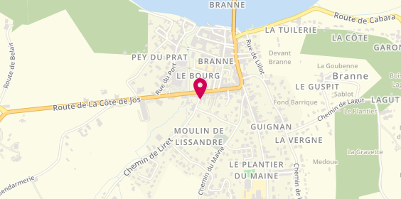 Plan de Groupauto, 2 Route de Guillac, 33420 Branne