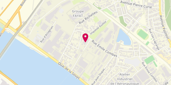 Plan de As Auto Services, 5 Rue Jean Monnet, 33270 Floirac