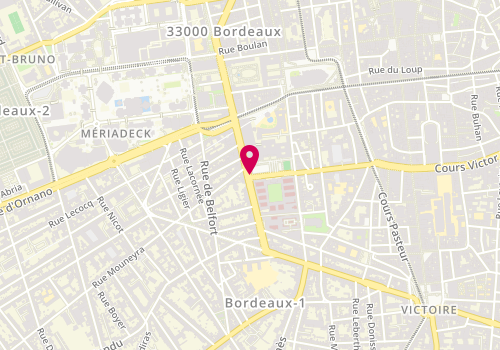 Plan de Taquipneu Euromaster, 91 Avenue de la Republique, 33200 Bordeaux