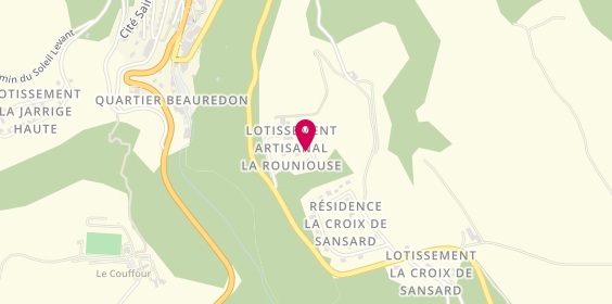 Plan de Garage Rieutort Alain, 15 Zone Artisanale la Rouniouse, 15110 Chaudes-Aigues