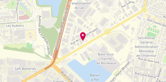 Plan de Agent Peugeot, 289 Boulevard Alfred Daney, 33300 Bordeaux