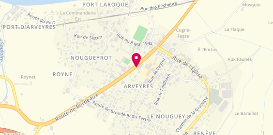 Plan de Discount'Pneus, 7 Route de Bordeaux, 33500 Arveyres
