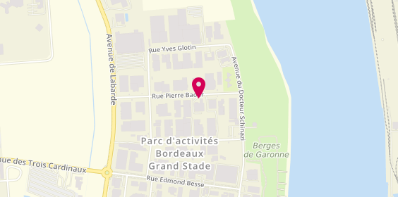 Plan de Svp Utilitaires, 20 Rue Pierre Baour, 33300 Bordeaux