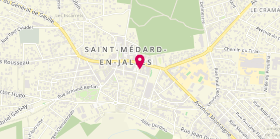 Plan de Saint Médard Pièces Auto, 4 Rue Francis Poulenc, 33160 Saint-Médard-en-Jalles