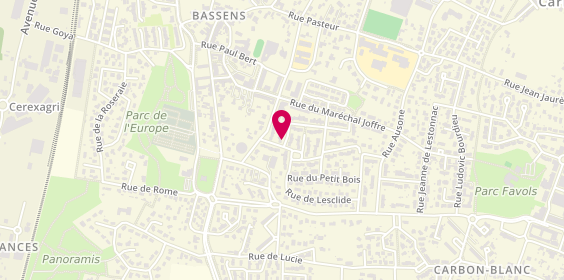 Plan de Apa33, 2 Rue Maurice Ravel, 33530 Bassens
