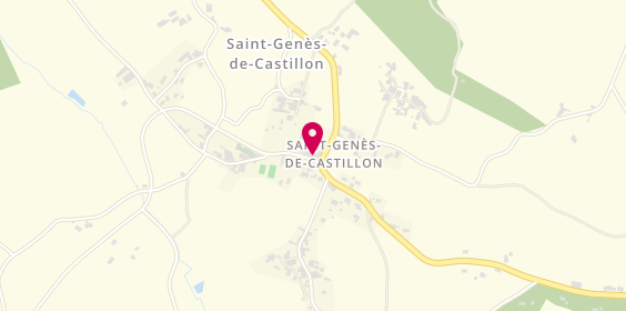 Plan de G.F Garage, 15 Bois Perdu, 33350 Saint-Genès-de-Castillon