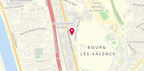 Plan de Arsen Auto, 120 avenue de Lyon, 26500 Bourg-lès-Valence