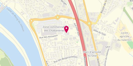 Plan de E.Leclerc Auto, Zone Artisanale Des
Rue des Chabanneries, 26500 Bourg-lès-Valence
