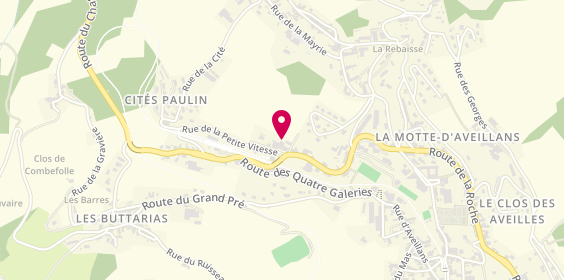 Plan de Garage de la Gare, 34 Route du Pontet, 38770 La Motte-d'Aveillans