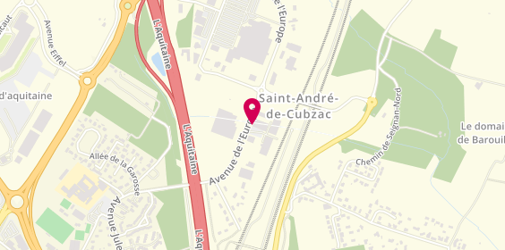 Plan de City Pneu, 675 avenue de l'Europe, 33240 Saint-André-de-Cubzac