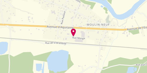 Plan de Bjr Auto, 14 Rue Monge, 24700 Moulin-Neuf
