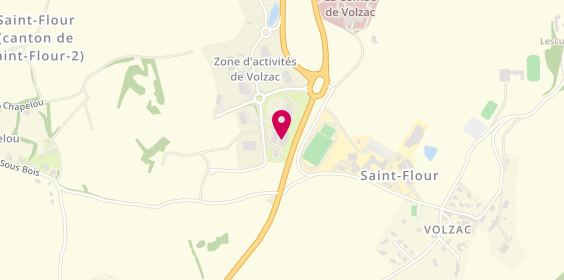 Plan de Garage & Carrosserie Saint-Flour Volzac Auto, Zone Aménagement De
Volzac, 15100 Saint-Flour