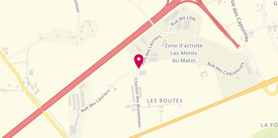 Plan de L'Atelier 524, 345 Rue des Lauriers, 26730 La Baume-d'Hostun