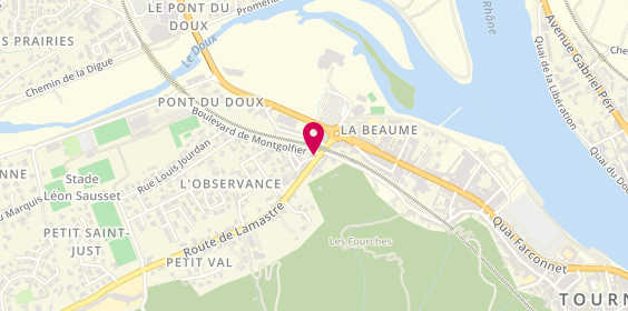 Plan de Baru Pneu, 6 Route de Lamastre, 07300 Tournon-sur-Rhône