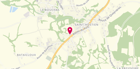 Plan de Auto Primo, Le Bourg, 43260 Saint-Hostien