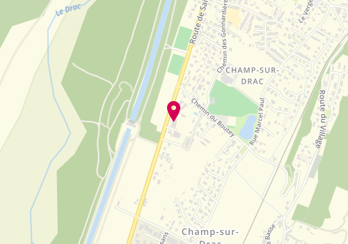 Plan de Garage Nicolas, Route de Saint-Georges de Commiers, 38560 Champ-sur-Drac