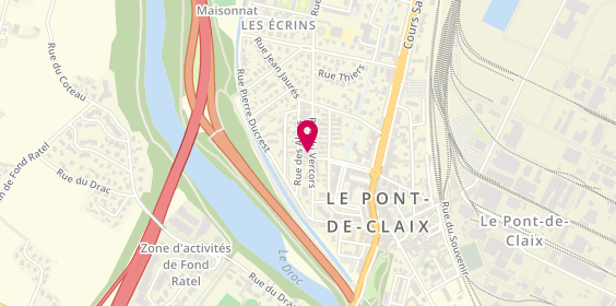 Plan de Am Auto, 13 Rue du Vercors, 38800 Le Pont-de-Claix
