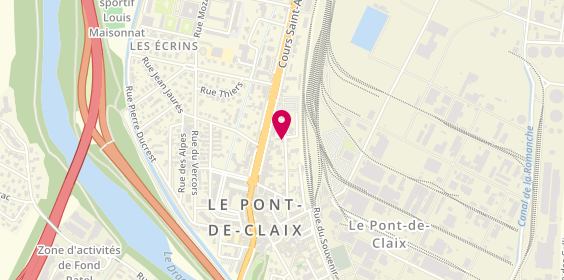 Plan de Dmdc Automobile, 33 Rue de Marcelline, 38800 Le Pont-de-Claix