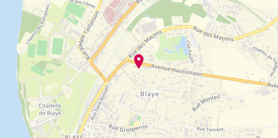 Plan de Blaye Automobile, 4 Avenue Haussman, 33390 Blaye